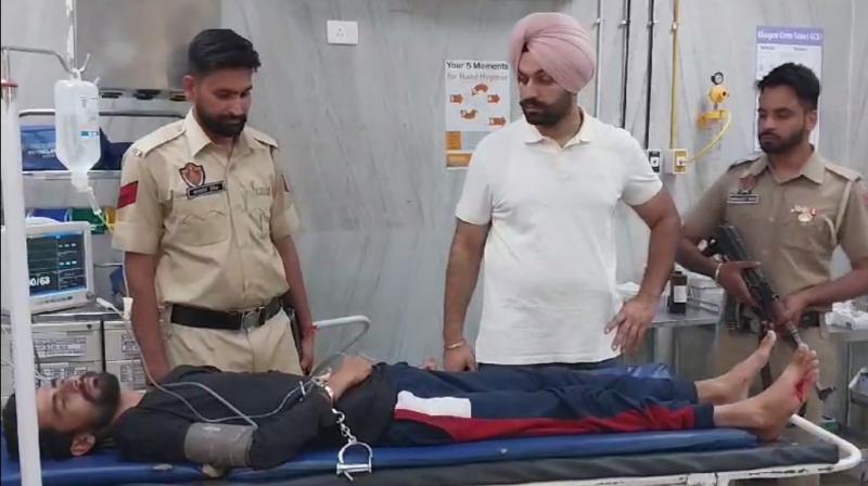 Mohali police encounter with gangster