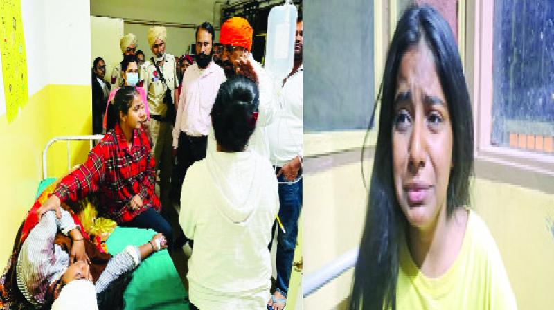 Widow mother along with her two sisters beaten Widow mother along with her two sisters beaten