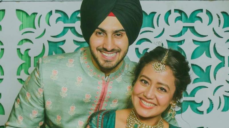 neha kakkar with rohanpreet singh neha kakkar with rohanpreet singh