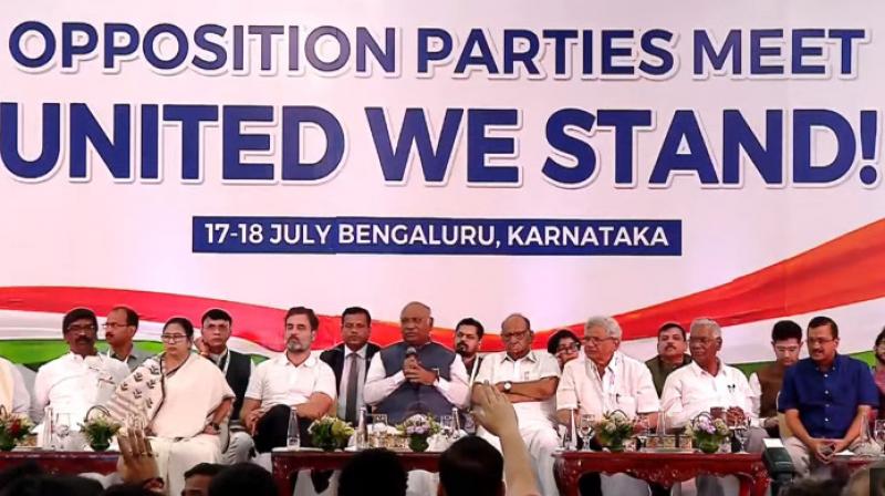Opposition parties' meeting in Bengaluru Opposition parties' meeting in Bengaluru
