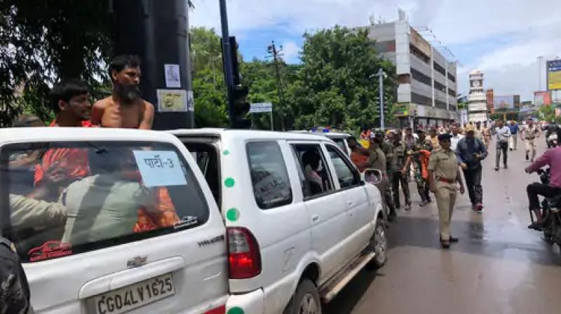 Chhattisgarh: Men Hold Nude Protest In Raipur