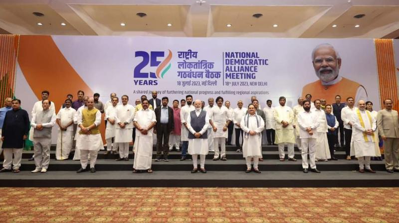 NDA meeting in Delhi NDA meeting in Delhi