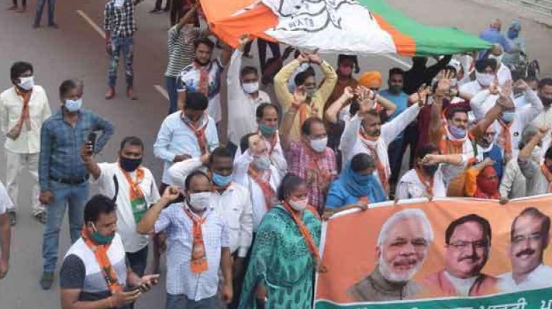 Chandigarh Akali dal upset by increasing activism of BJP in Punjab