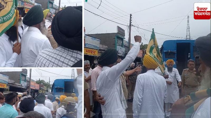 Navjeep Jalbera Farmer arrest Haryana news Navjeep Jalbera Farmer arrest Haryana news