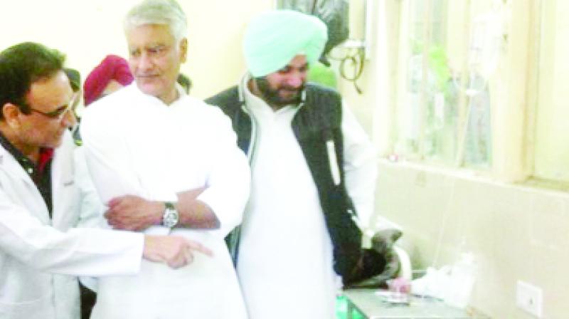 Jakhar and Sidhu again went to the hospital and inquired about the condition of the patients