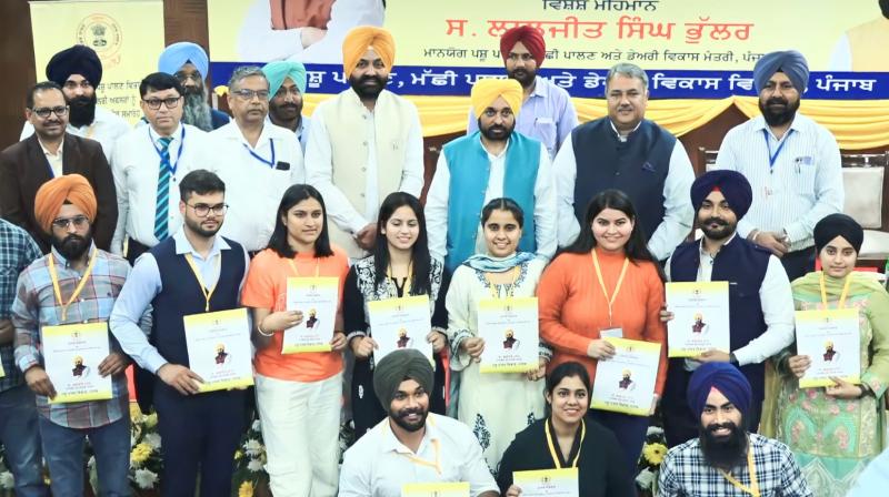 CM MANN HANDS OVER JOB LETTERS TO NEWLY RECRUITED VETERINARY OFFICERS