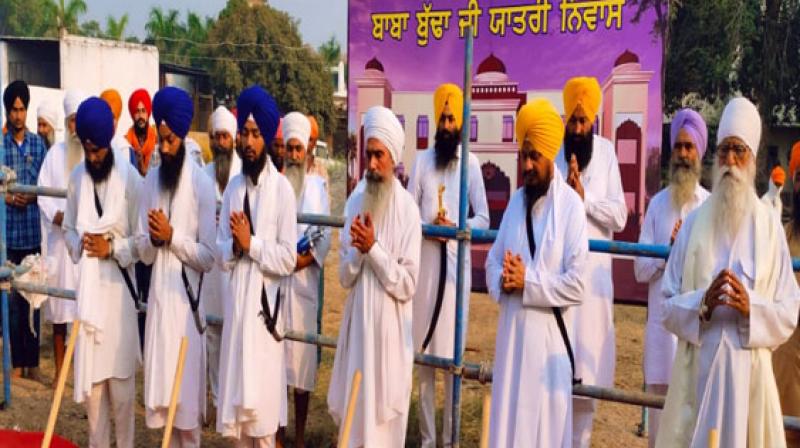 Giani Harpreet Singh laid the foundation stone of Baba Buddha Ji Yatri Niwas Giani Harpreet Singh laid the foundation stone of Baba Buddha Ji Yatri Niwas