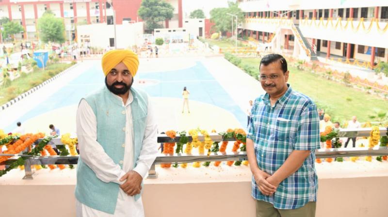 Delhi CM Arvind Kejriwal inaugurates 'School of Eminence' in Punjab