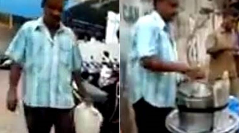 Vendor uses water from the toilet to make chutney for idlis Vendor uses water from the toilet to make chutney for idlis