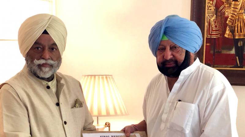 Amarinder Singh And Justice (Retd) Ranjit Singh Amarinder Singh And Justice (Retd) Ranjit Singh