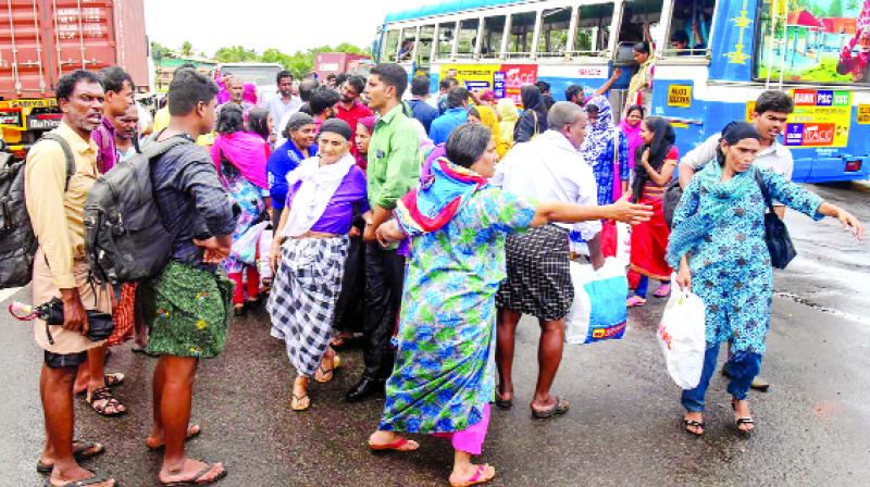 People affected by floods