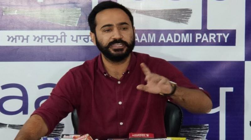 AAP MLA and Youth Wing Punjab President Meet Hayer AAP MLA and Youth Wing Punjab President Meet Hayer