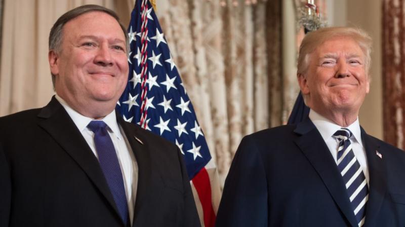 Donald Trump and Mike Pompeo Donald Trump and Mike Pompeo