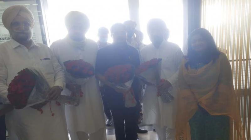 Charanjit Singh Channi visited Punjab Bhawan
