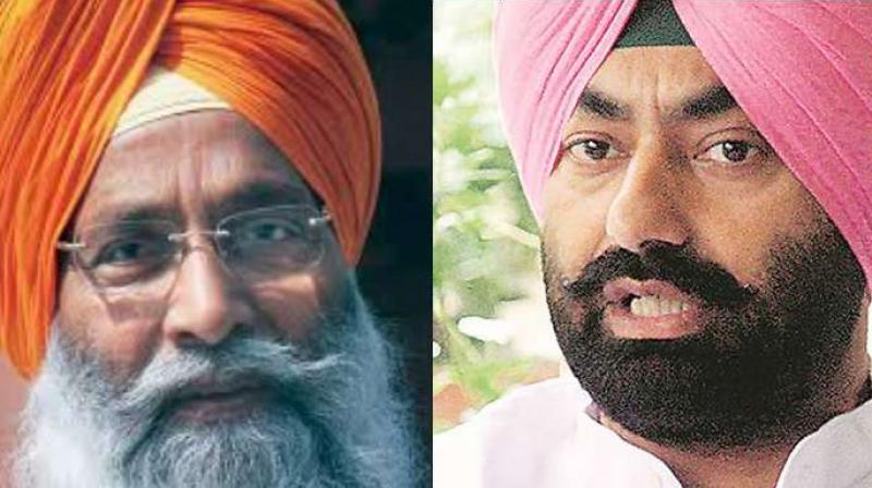 Sukhdev Singh Dhindsa and Sukhpal Khaira