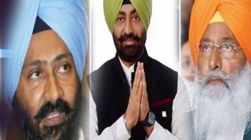 Parminder Singh Dhindsa-Sukhpal Khaira-Sukhdev Singh Dhindsa