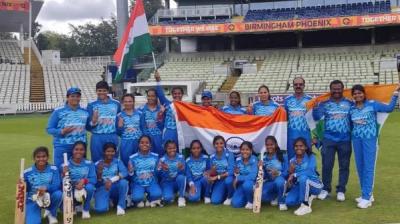 Winner cricket team. 