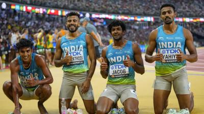 Indian Relay Race Team.