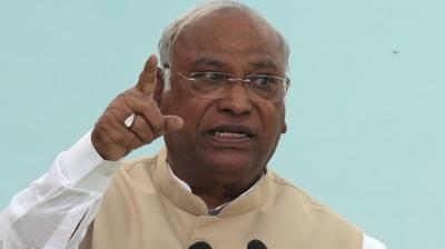Congress president Mallikarjun Kharge