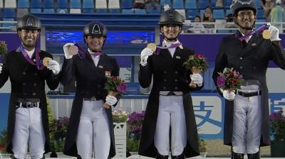 Indian team with gold medal