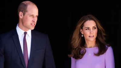 Prince William with Kate Middleton.