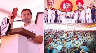 Rahul Gandhi in Ludhiana.