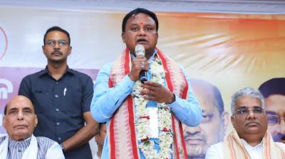 BJP MLA Mohan Manjhi who has been chosen as the new Chief Minister of Odisha. (PTI Photo) 