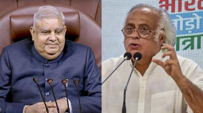 Jagdeep Dhankhar and Jairam Ramesh.