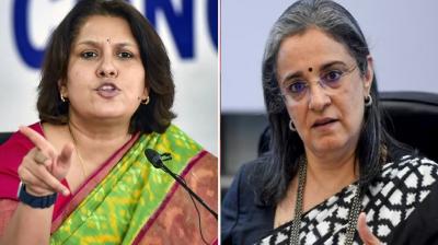 Supriya Srinet and Madhvi Buch