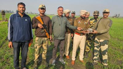 ਸਰਹੱਦ ਤੋਂ ਇਕ ਹੋਰ ਡਰੋਨ ਬਰਾਮਦ, ਖਾਲੜਾ ਪੁਲਿਸ ਨੇ ਕਬਜ਼ੇ ’ਚ ਲਿਆ