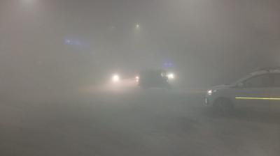 Dense fog in Mohali