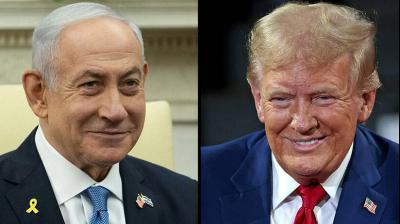 Benjamin Netanyahu and Donald Trump