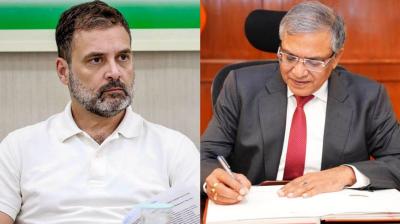 Rahul Gandhi and Gyanesh Kumar