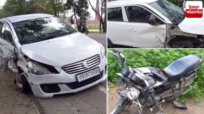 Terrible accident on Hoshiarpur-Chandigarh highway Latest News in Punjabi 