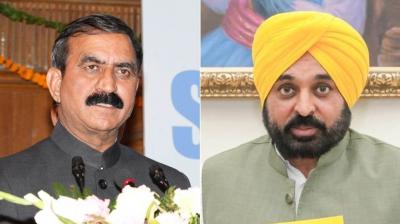 CM Sukhwinder Singh Sukhu and CM Bhagwant Singh Mann