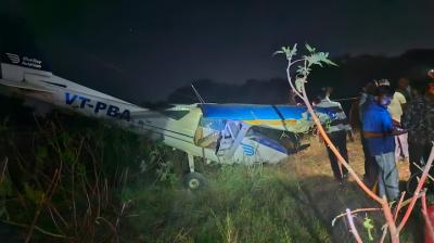 Private aviation academy trainer plane crashes in Mehsana