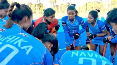 Indian Women Hockey Team.