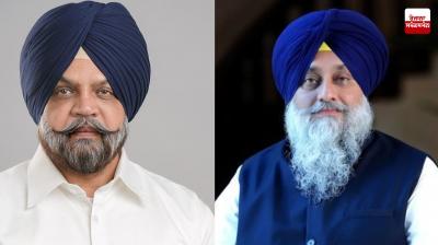 Manpreet Singh Ayali & Sukhbir Singh Badal.