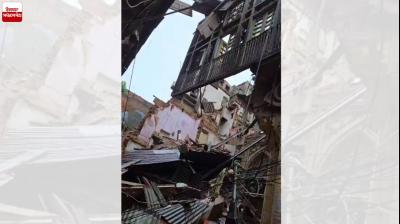 Three-story Building Collapses in Amritsar Due to 18-Hour Continuous Rain Latest News in Punjabi 