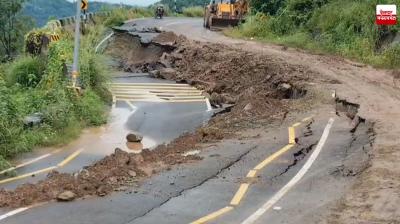 Ramshahr-Sai-Baddi Road of Nalagarh Closed in Himachal Pradesh Latest News in Punjabi 