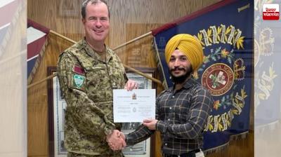 Jagjot Singh Sodhi Joins the Canadian Army as a Second Lieutenant Latest News in Punjabi