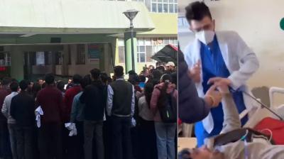 ਹਿਮਾਚਲ ਪ੍ਰਦੇਸ਼ 'ਚ ਡਾਕਟਰਾਂ ਦੀ ਅਣਮਿੱਥੇ ਸਮੇਂ ਲਈ ਹੜਤਾਲ ਕਾਰਨ ਮੈਡੀਕਲ ਸੇਵਾਵਾਂ ਪ੍ਰਭਾਵਤ 