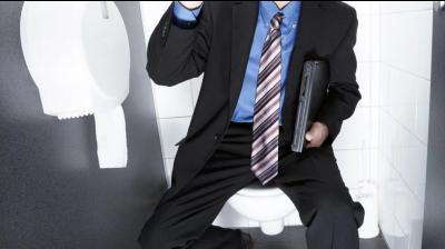 Job involved in repeated bathroom breaks