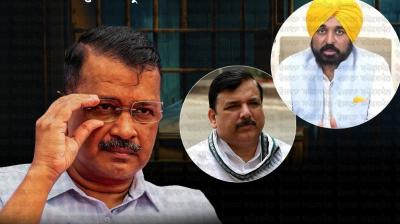 Tihar Jail Denied Permission For Sanjay Singh And Bhagwant Mann To Meet Arvind Kejriwal