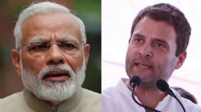 rahul gandhi and modi