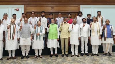 Narendra Modi elected NDA leader