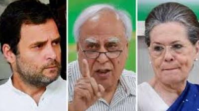 rahul, sonia gandhi, kipal sibal