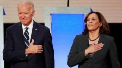 Biden and Nira Tandon