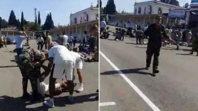 Drone attack on Syrian military college in Homs