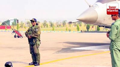President Draupadi Murmu took off in a Rafale fighter jet from Ambala airbase President Draupadi Murmu took off in a Rafale fighter jet from Ambala airbase